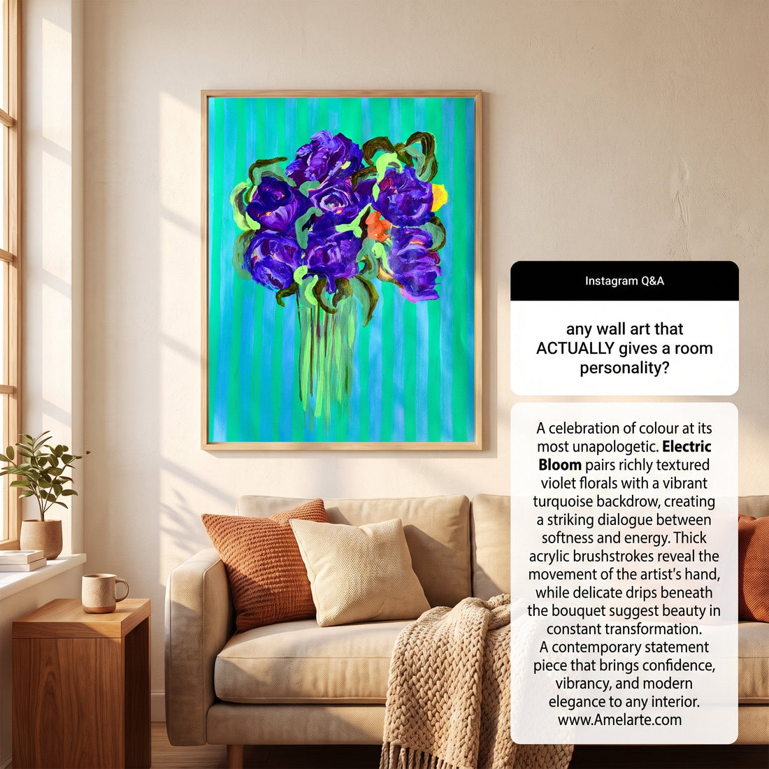 Electric Bloom - Expressive, bold and full of movement